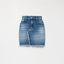 FLORA SKIRT WOMEN BLUE DENIM