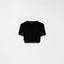 GODIVA CROP TOP WOMEN BLACK