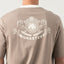 WARMBLOOD T-SHIRT OVERSIZEDD MEN TAUPE GRAY