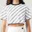 BRITANIA CROP TOP WOMEN WHITE