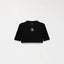 OLWYN CROP TOP WOMEN BLACK METEORITE