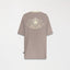 WARMBLOOD T-SHIRT OVERSIZEDD MEN TAUPE GRAY