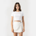 KAIA CROP TOP WOMEN WHITE