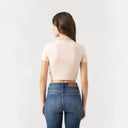 KAIA CROP TOP WOMEN CAMEO ROSE