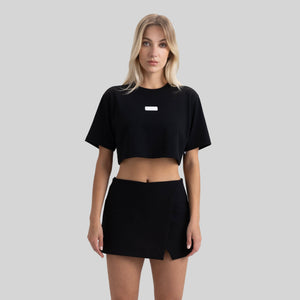 ANDRETTI CROP TOP BLACK | Monastery Couture