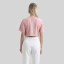 ANDRETTI CROP TOP BRIDAL ROSE | Monastery Couture