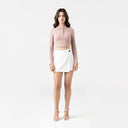 APRILE CROP TOP POLO WOMEN WOODROSE