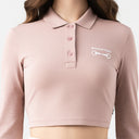 APRILE CROP TOP POLO WOMEN WOODROSE