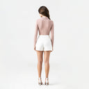 APRILE CROP TOP POLO WOMEN WOODROSE