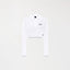 APRILE CROP TOP POLO WOMEN WHITE