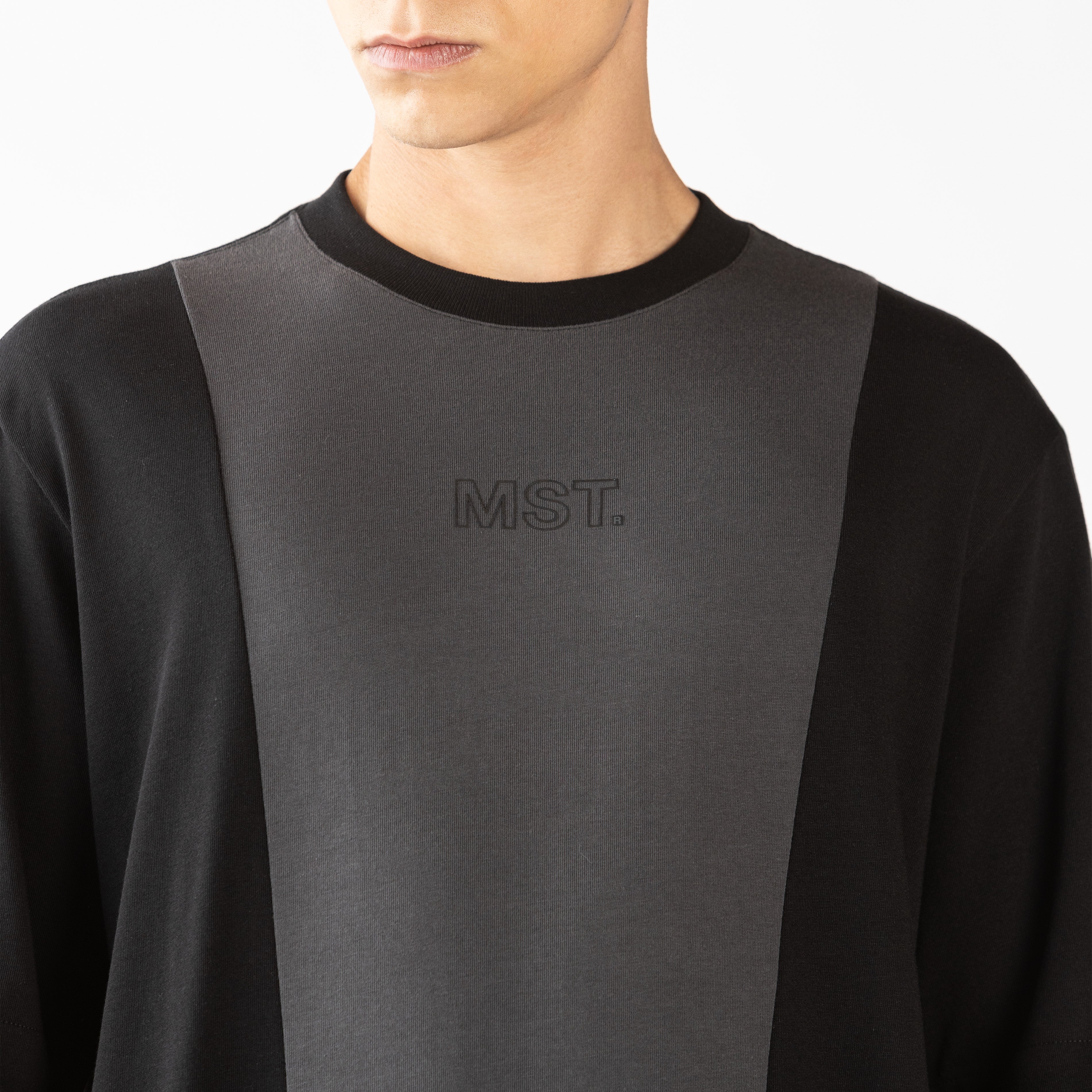 BLEIS T-SHIRT OVERSIZED MEN BLACK - Monastery