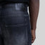 BURN DENIM SHORT