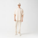 CALDWELL T-SHIRT OVERSIZED MEN SAND DOLLAR