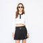 CARBY POLO CROP TOP WOMEN WHITE
