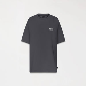 CARLIER T-SHIRT OVERSIZED MEN BLACK OYSTER