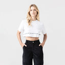 CHARLOTTE CROP TOP WOMEN WHITE