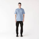 CROGLANG T-SHIRT MEN FADED DENIM
