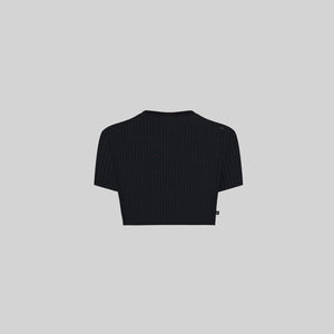 PONTIAC CROP TOP BLACK