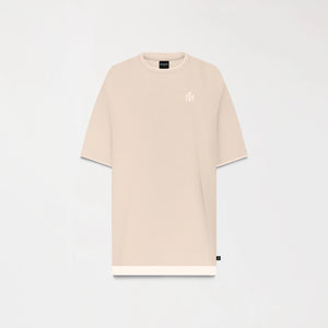 DAFFIELD T-SHIRT OVERSIZED MEN IRISH CREAM