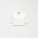 ESMME CROP TOP WOMEN WHITE