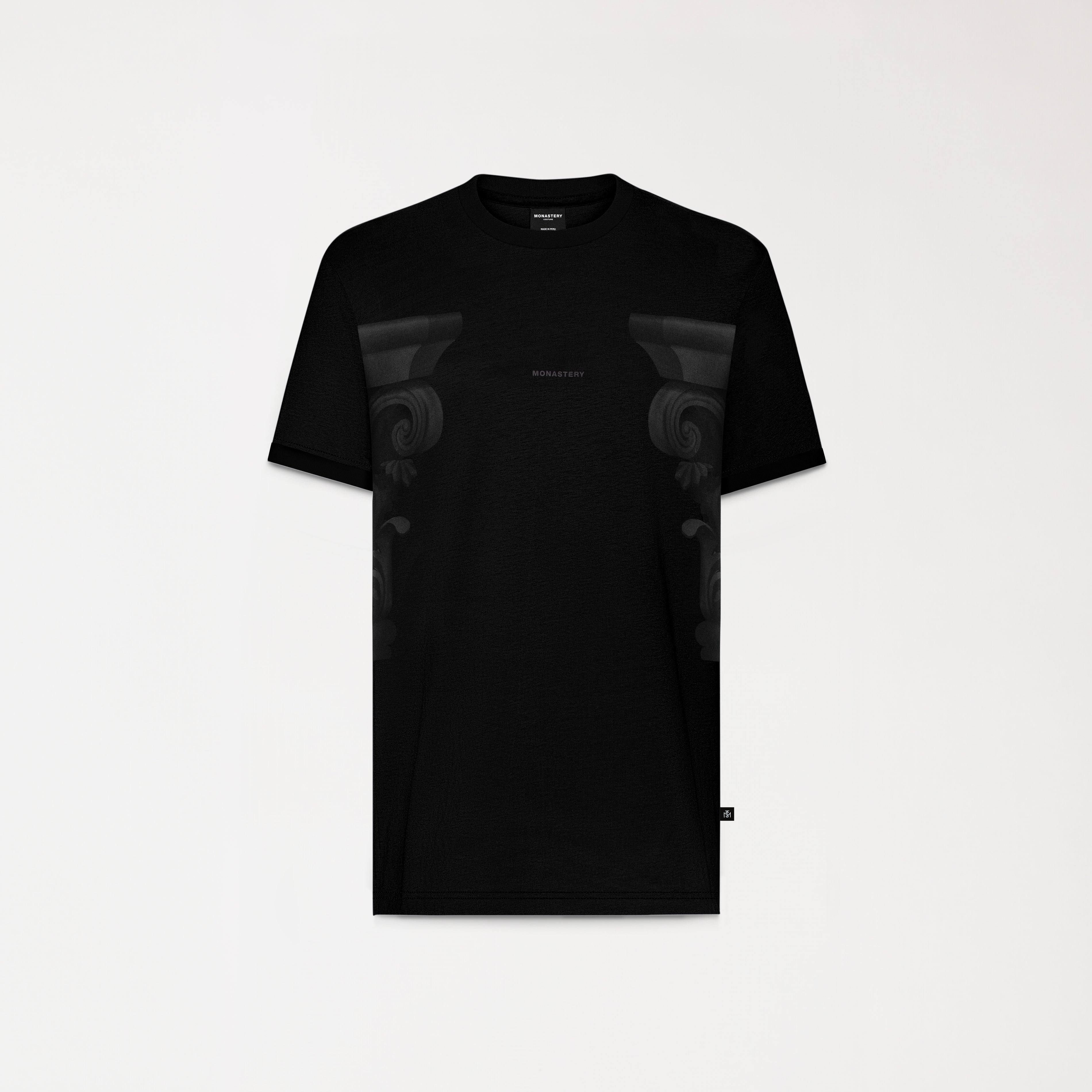 FLECTCHER T-SHIRT MEN BLACK - Monastery