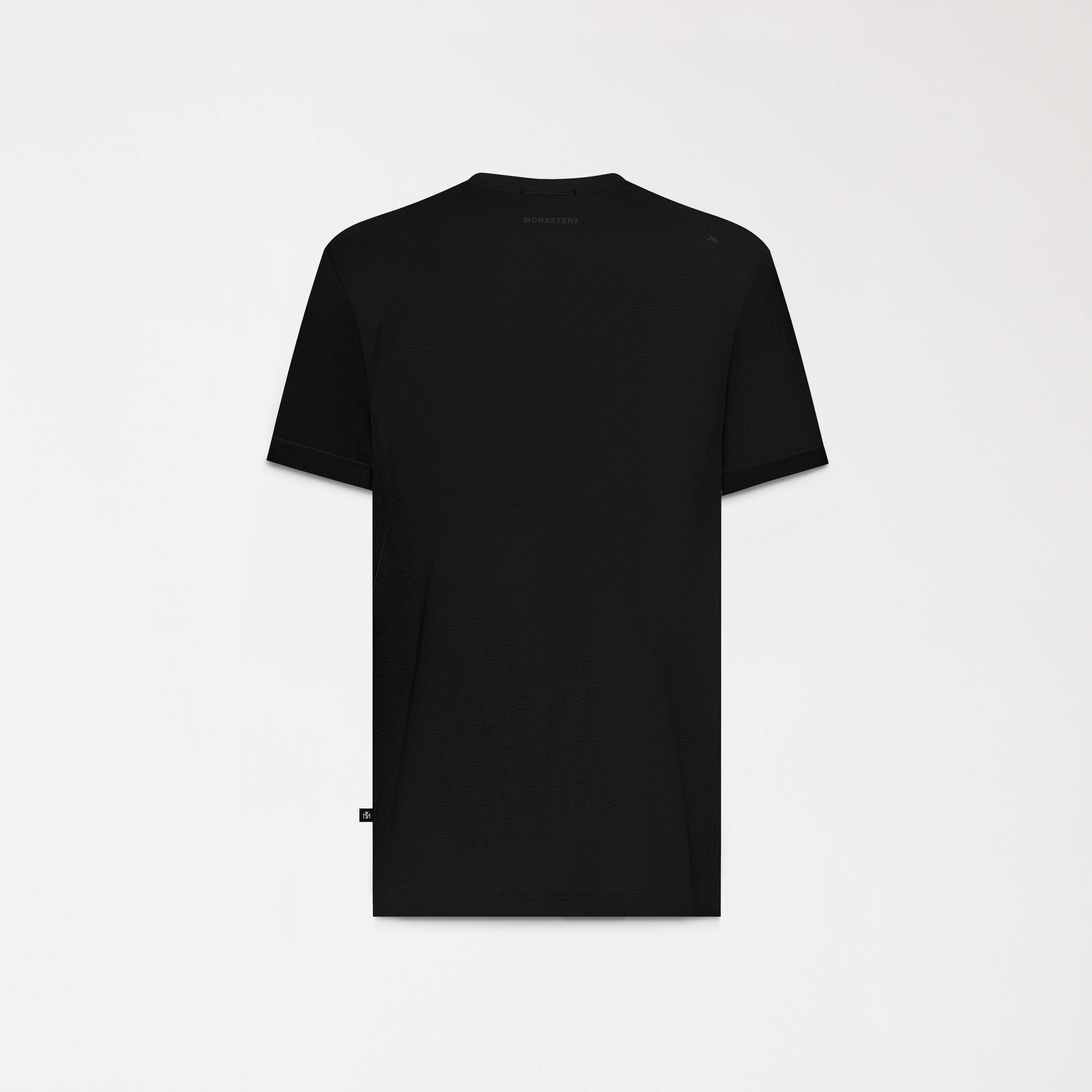 FLECTCHER T-SHIRT MEN BLACK - Monastery