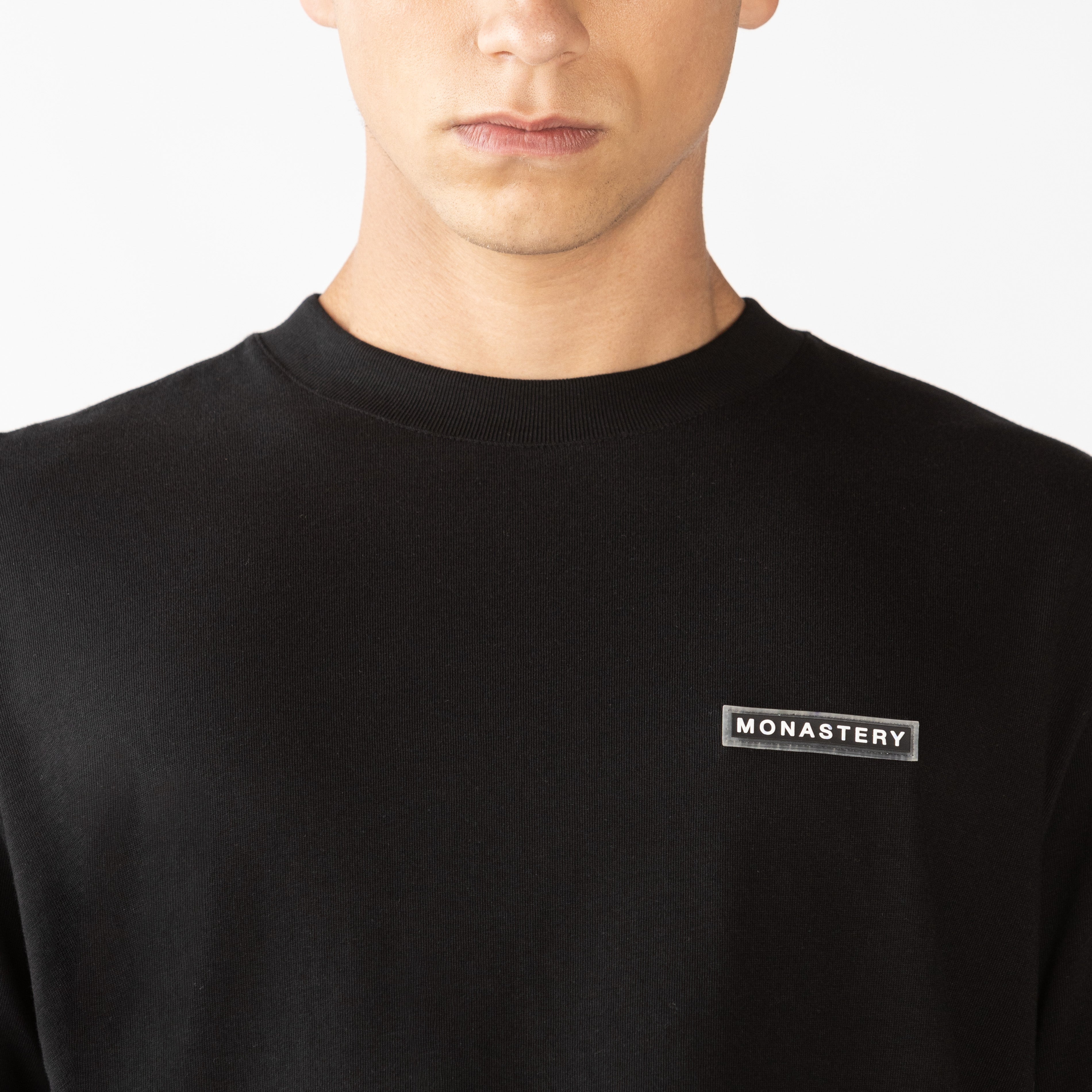 FOWLFIELD T-SHIRT OVERSIZED MEN BLACK - Monastery