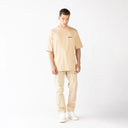 FOWLFIELD T-SHIRT OVERSIZED MEN IRISH CREAM - Monastery