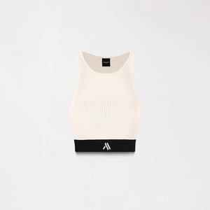 GISELE KNITTED TOP WOMEN WHITECAP GRAY