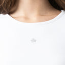 GODIVA CROP TOP WOMEN WHITE