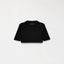 KISWA CROP TOP WOMEN BLACK METEORITE