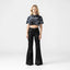 BRYNN CROP TOP WOMEN BLACK METEORITE