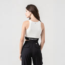 CLAIRE KNITTED TOP WOMEN WHITE