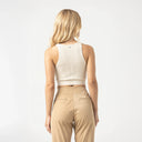 HYWEL KNITTED TOP WOMEN WHITECAP GRAY