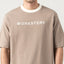 WARMBLOOD T-SHIRT OVERSIZEDD MEN TAUPE GRAY