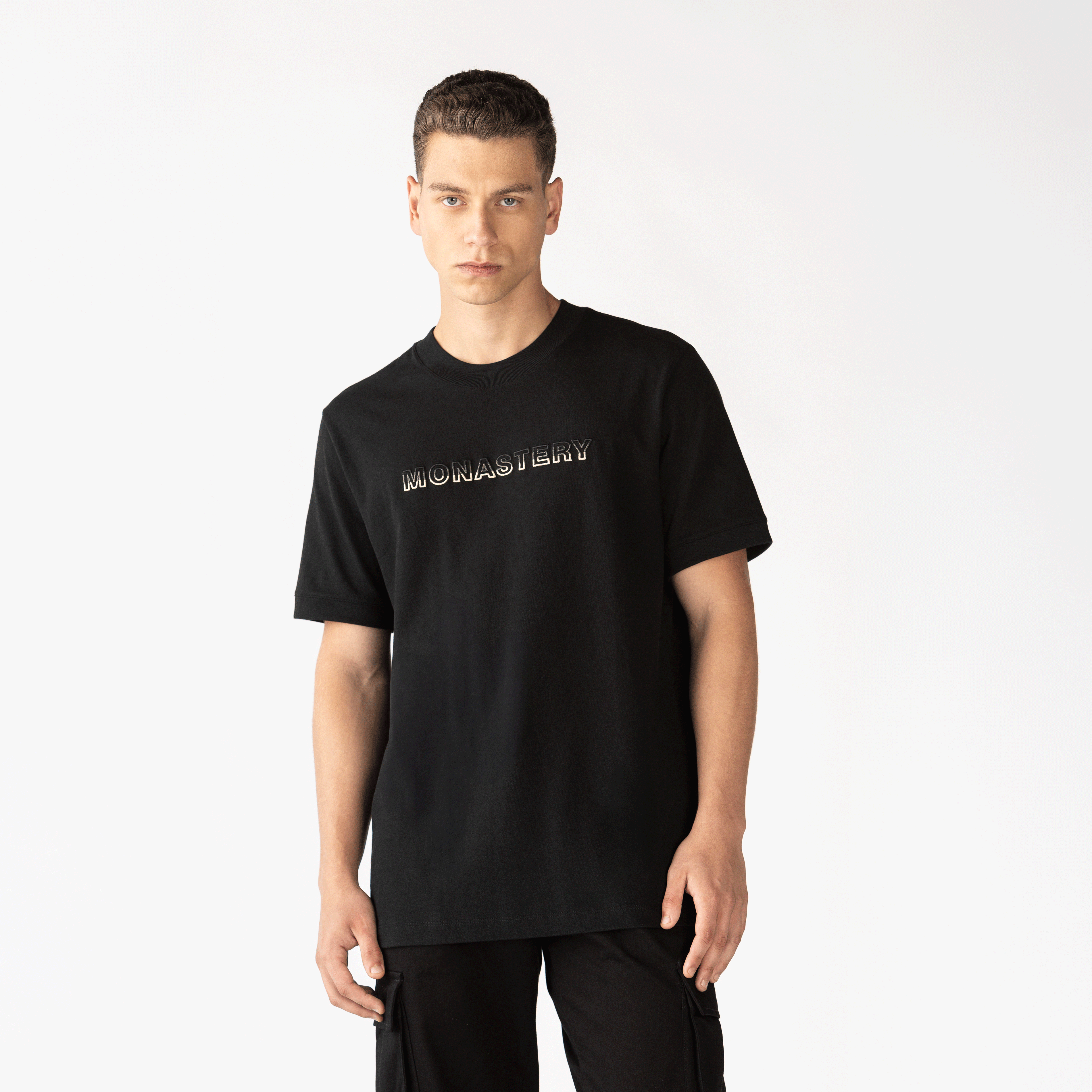 FLATWICK T-SHIRT MEN BLACK - Monastery