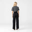 ISOLDEN CROP TOP WOMEN BLACK METEORITE
