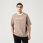 WARMBLOOD T-SHIRT OVERSIZEDD MEN TAUPE GRAY
