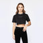 ARLET CROP TOP WOMEN BLACK