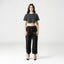 BRITANIA CROP TOP WOMEN BLACK