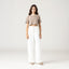 BRITANIA CROP TOP WOMEN TAUPE GRAY