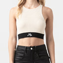 GISELE KNITTED TOP WOMEN WHITECAP GRAY