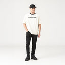WARMBLOOD T-SHIRT OVERSIZED MEN WHITE ASPARAGUS