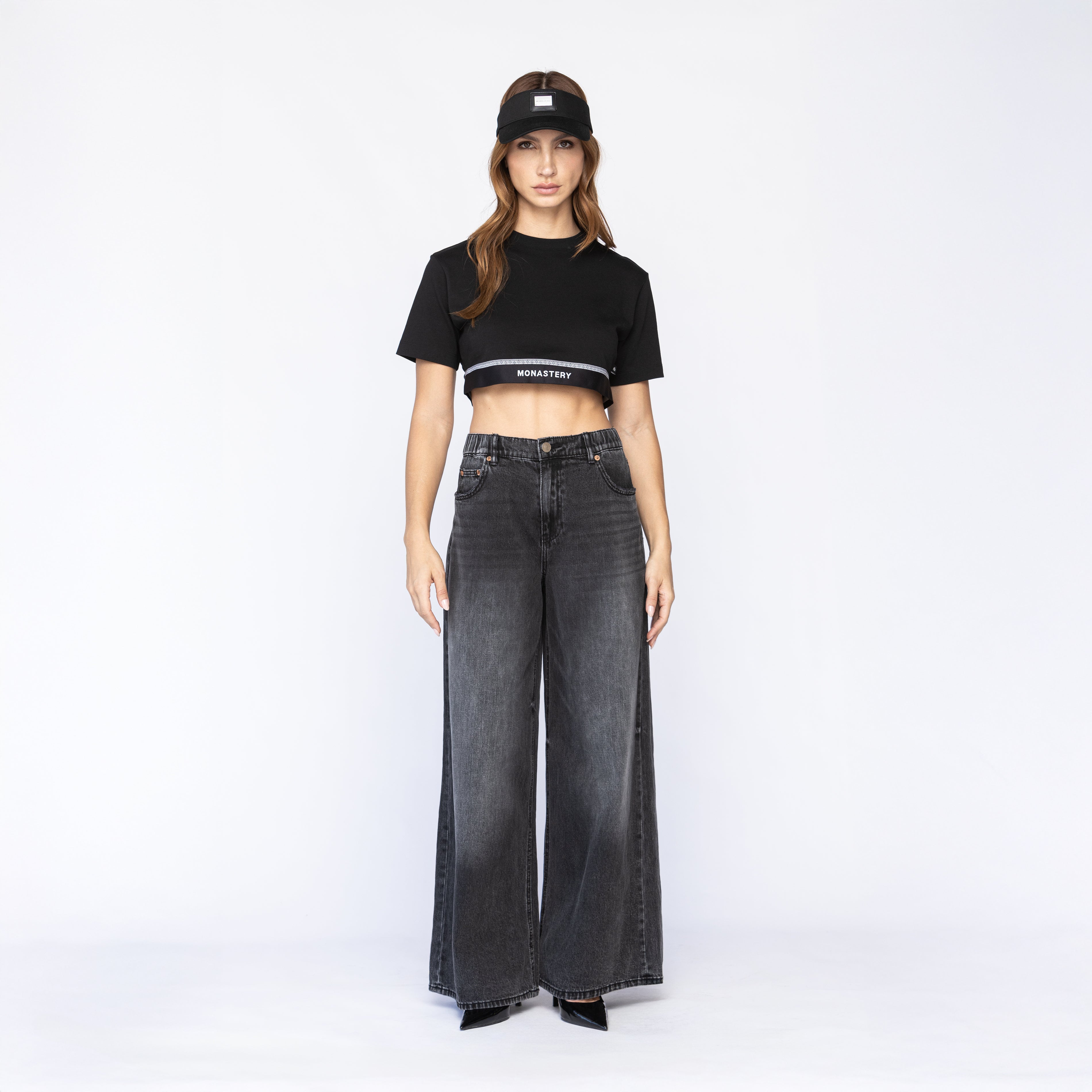 DORSTAN CROP TOP WOMEN BLACK - Monastery