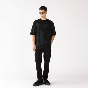 LEANDRO T-SHIRT OVERSIZED MEN BLACK - Monastery