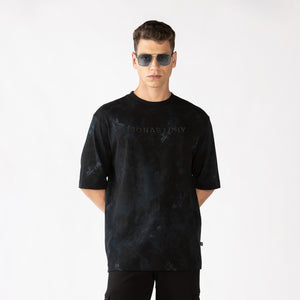 LEANDRO T-SHIRT OVERSIZED MEN BLACK - Monastery