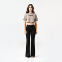 LEIRE CROP TOP WOMEN TAE GRAY