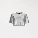 LENA CROP TOP WOMEN SILVER