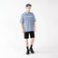LONGDALE T-SHIRT OVERSIZED MEN FADED DENIM