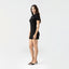 MIKA POLO DRESS WOMEN BLACK